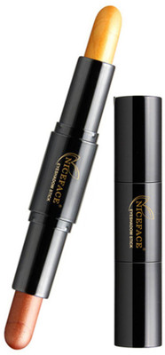 

NiceFace Double Heads Eye Shadow Stick Glitter Concealer Pen Waterproof Eye Shadow Pencil Easy To Wear Eyes Makeup, Soft and highly pigmented formula helps to create endless eye makeup. 5 ml(Coral Chocolate, Golden)