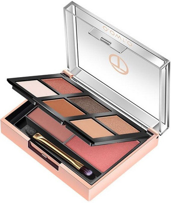 

O.TWO.O 9982 : Traveler's 2 in 1 Eyeshadows & Blusher - Rich Colors, Waterproof, Smoothness and Ease to Wear, Quality Pigmentation 25 g(9982A01)