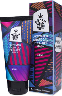 

Roach Activated Charcoal Face Mask Peel-Off Face Pack Anti- Blackhead Anti- Acne De-Tox(60 ml)