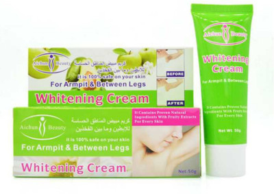 

NightBlue Aichun Beauty Whitening Cream for Armpit & Between Leg Green Apple Essence Whitening Cream(50 g)