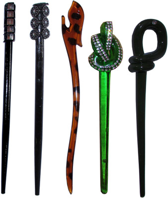 

deductible Combo of Multi Color Juda Sticks Bun Stick(Multicolor)