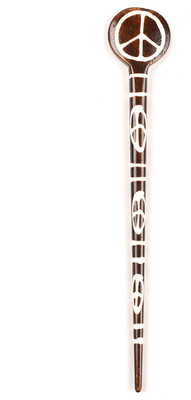 

GypsyJ Hippie Brown & White For Girl and Women Hair Pin(Brown)
