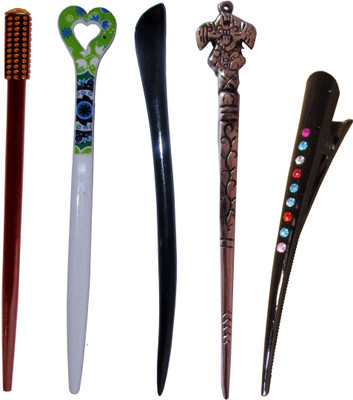 

pronunciation Combo of Multi Color Juda Sticks Bun Stick(Multicolor)
