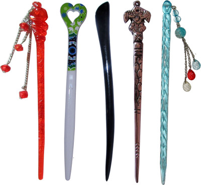 

recommend Combo of Multi Color Juda Sticks Bun Stick(Multicolor)