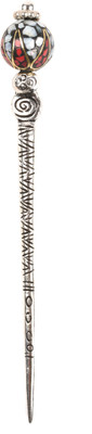 

GypsyJ Tibet Art Silver For Girl and Women Hair Pin(Silver)