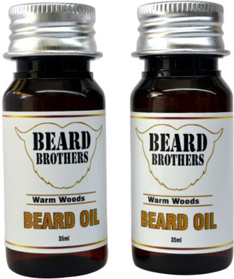 

Beard Brothers Warm Woods Beard Oil (Pack of 2) Hair Oil(35 ml)