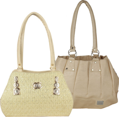 

Fillin Cart Hand-held Bag(Beige, Beige)