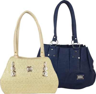

Fillin Cart Shoulder Bag(Blue, Beige), Beige;blue