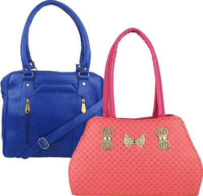 

Fillin Cart Hand-held Bag(Blue, Pink)