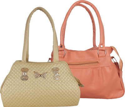 

Fillin Cart Shoulder Bag(Gold, Tan)