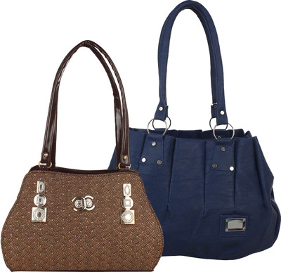 

Fillin Cart Shoulder Bag(Blue, Brown)