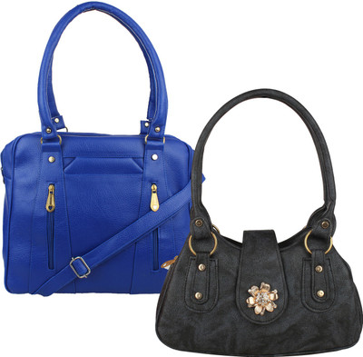 

Element Cart Hand-held Bag(Blue, Brown)