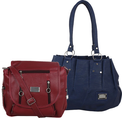 

Fillin Cart Sling Bag(Blue, Maroon)