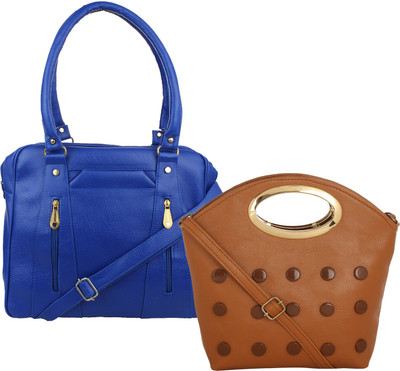 

Element Cart Hand-held Bag(Blue, Brown)