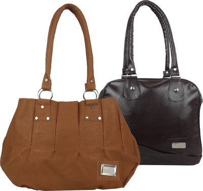 

Element Cart Hand-held Bag(Brown)