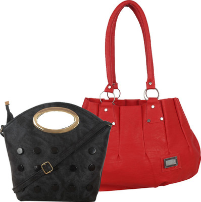 

Element Cart Hand-held Bag(Black, Red)