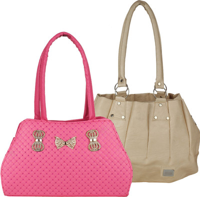 

Fillin Cart Shoulder Bag(Beige, Pink)