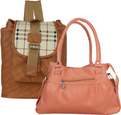 

Fillin Cart Shoulder Bag(Brown, Tan)