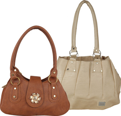 

Fillin Cart Shoulder Bag(Beige, Brown)