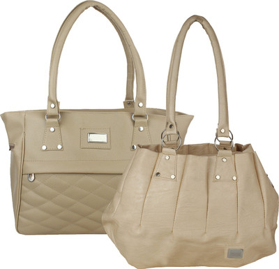 

Fillin Cart Hand-held Bag(Beige, Beige)