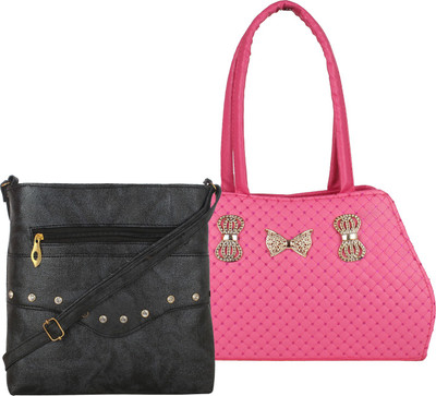 

Element Cart Sling Bag(Brown, Pink)