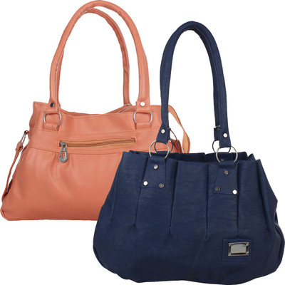 

Element Cart Hand-held Bag(Blue, Tan)