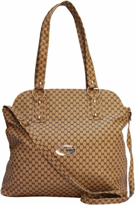 

Fashion Knockout Smash Print Waterproof Shoulder Bag(Brown, 10 L)