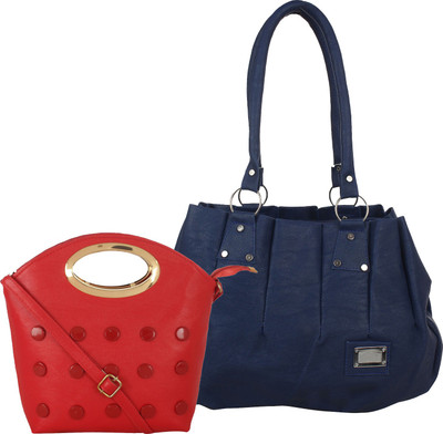 

Fillin Cart Hand-held Bag(Red, Blue), Blue;red
