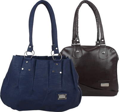 

Fillin Cart Shoulder Bag(Brown, Blue), Blue;brown