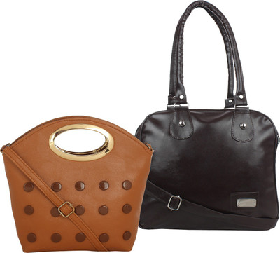 

Element Cart Hand-held Bag(Brown)