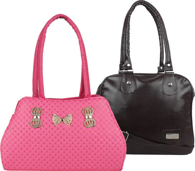 

Fillin Cart Shoulder Bag(Brown, Pink)