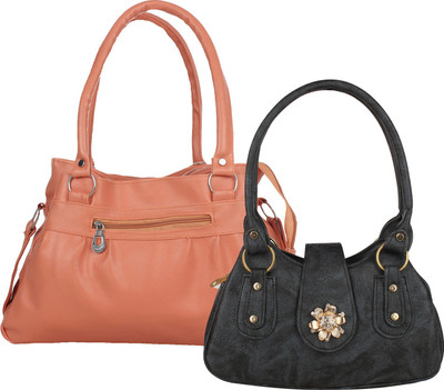 Element Cart Hand-held Bag(Black, Tan)