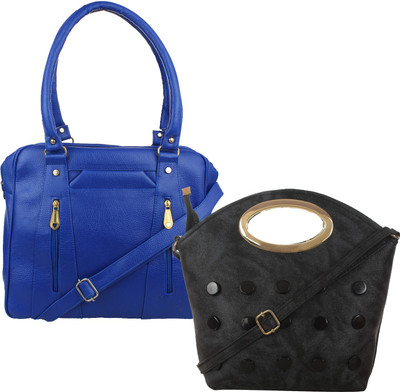 

Element Cart Hand-held Bag(Blue, Black), Black;blue