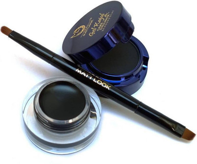 

Mattlook Gel Kajal & Cake Liner 14.5 g (Jet Black) 24 Hours Stay(Black, 14.5 g)