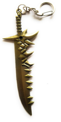 

Hats Off Golden colour Sword design Key Chain
