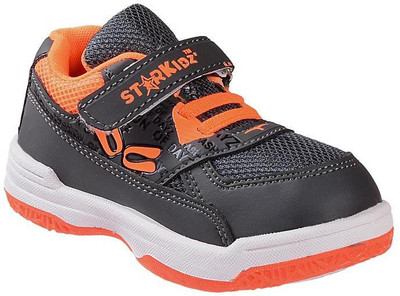 

Dayz Boys Velcro Walking Shoes(Grey, Grey;orange