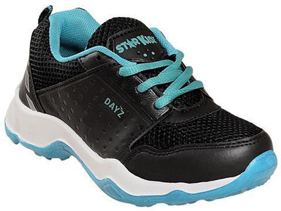 

Dayz Boys Lace Walking Shoes(Black, Black;green