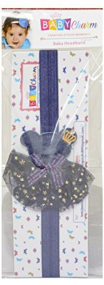 

Smartcraft Baby Teddy Elastic Headband - Blue Makeup Headband