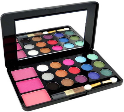 

Hilary Rhoda HR-NMK12-01 Travel Size 15 Color Eyeshadow And 3 Shade Blusher Palette In Smart Phone Look
