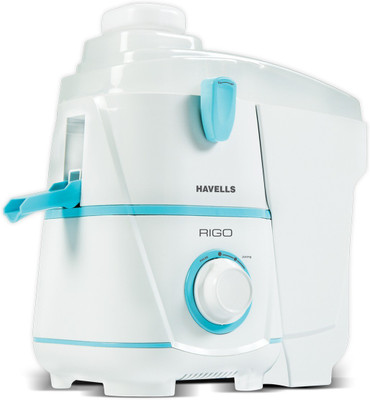 

Havells Rigo Juicer 500 W Juicer(White/Lifht Blue, 1 Jar)