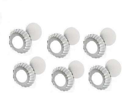

Rinkle Trendz 6 Mini Tart of 3 Inches ( 7.6 Cms) - Cup Tart Mould(Pack of 6)