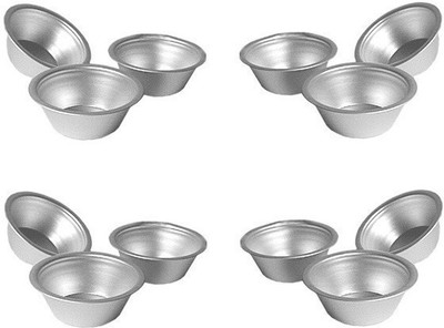 

Rinkle Trendz 12 Aluminium Muffin - Jelly Cup - Cup Cupcake/Muffin Mould(Pack of 12)