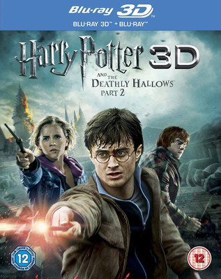 

Harry Potter and the Deathly Hallows: Part 2 3D Blu-ray Blu-ray 3D + Blu-ray + DVD + Digital Copy (region - B , A)(3D Blu-ray English)