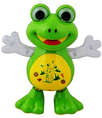My Online Retail Musical with flashing light dancing frog for kids(Green)