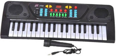 

lifestylesection Mixing Piano With Mic For Kids(Black)