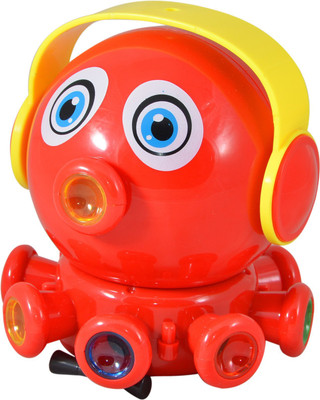 

Instabuyz Octopus-shaped toy has a unique shape with colorful lights on the feet(Red)
