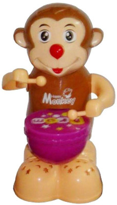 

J K INTERNATIONAL Multicolor Happy Monkey Toy(Multicolor)