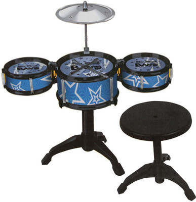 

Toyswala Mini Jazz drum set - 531A for kids(Blue, Multicolor)
