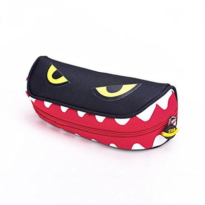 

PeppyBasket pencil pouch Monster Desgin Art Polyester Pencil Box(Set of 1, Black)