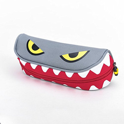 

PeppyBasket pencil pouch Monster Desgin Art Polyester Pencil Box(Set of 1, Grey)